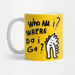 Where do I go Street Art Graffiti BN Mug